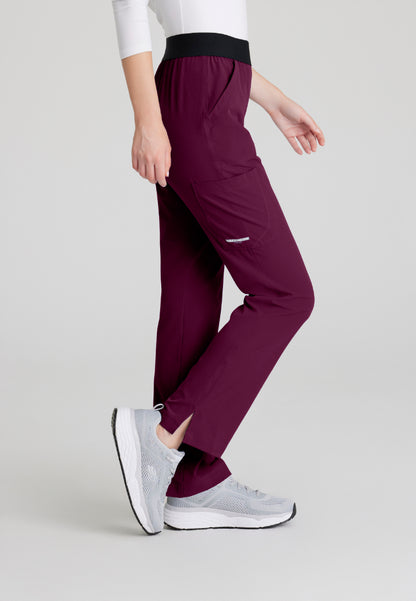 Pantalón médico Breeze de 3 bolsillos - Vino
