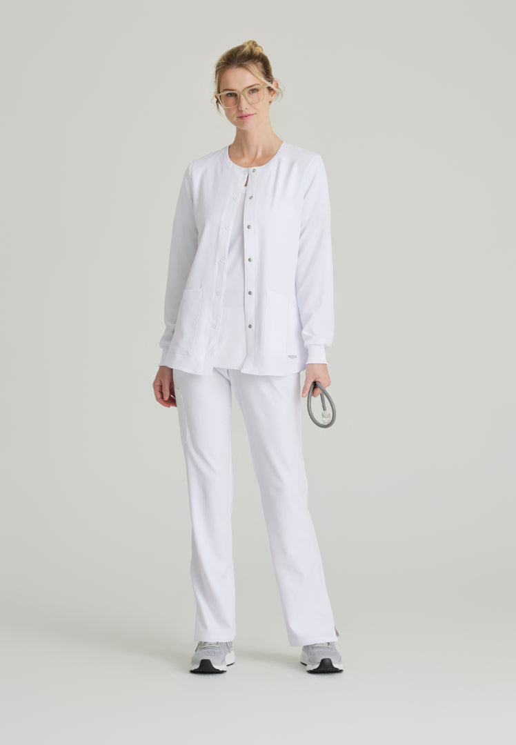 Pantalón médico Breeze de 3 bolsillos - Blanco