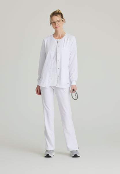 Pantalón médico Breeze de 3 bolsillos - Blanco
