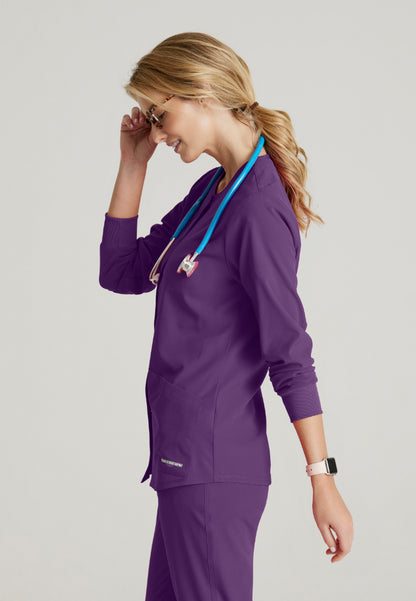 Chaqueta de calentamiento de estabilidad - Berenjena