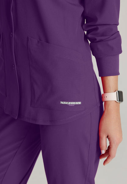 Chaqueta de calentamiento de estabilidad - Berenjena