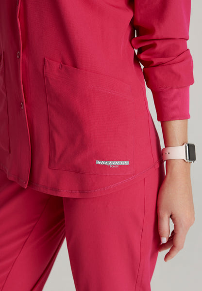 Veste d'échauffement Skechers « Stability » – Rose vibrant