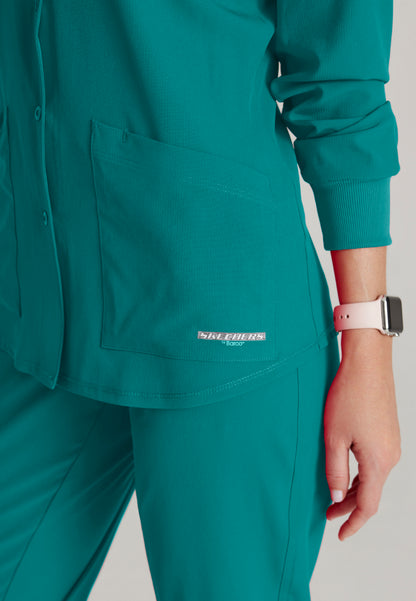 Chaqueta de calentamiento Stability - Verde azulado