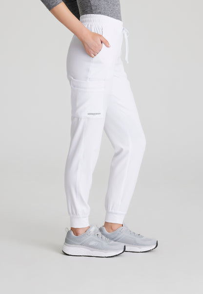 Theory 4-Pocket Mid-Rise Jogger - White
