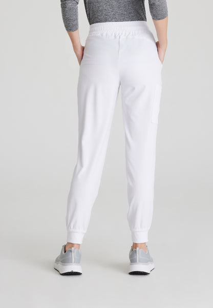 Theory 4-Pocket Mid-Rise Jogger - White