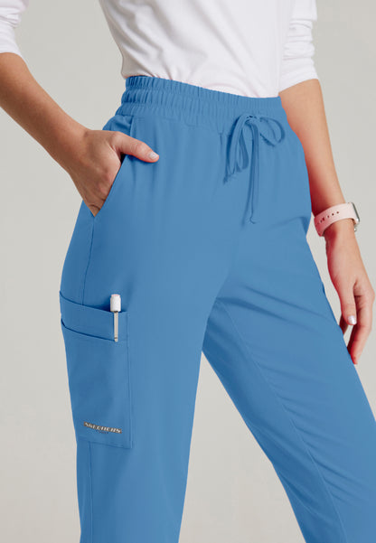 Theory 4-Pocket Mid-Rise Jogger - Ciel