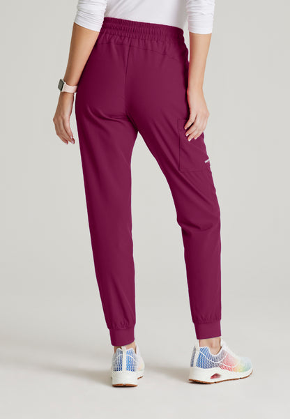 Theory 4-Pocket Mid-Rise Jogger - Wine
