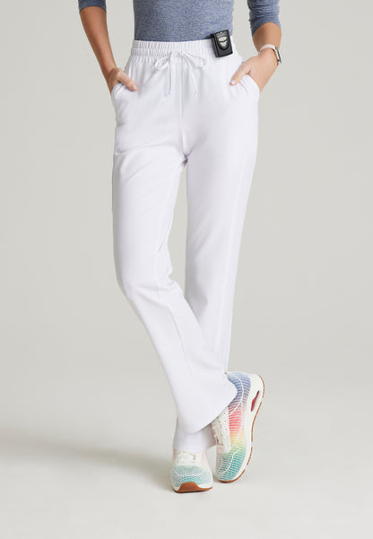 Gamma 6-Pocket Mid-Rise Pant - White