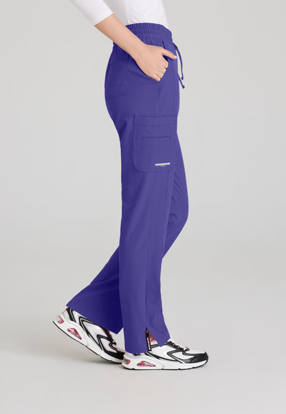 Pantalón Gamma de tiro medio con 6 bolsillos - New Grape