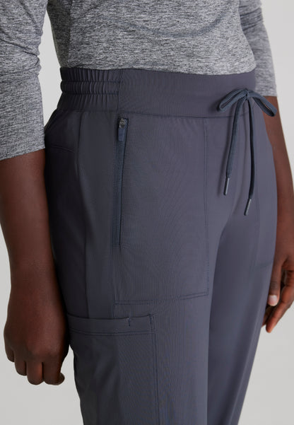 Pace 5-Pocket Ribbed Cuff Jogger - Pewter