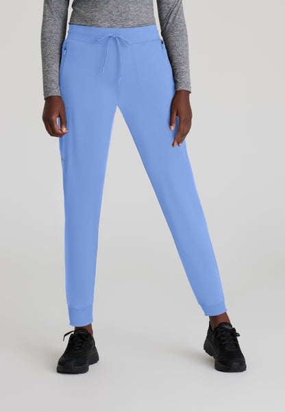 Pace 5-Pocket Ribbed Cuff Jogger - Ciel Blue