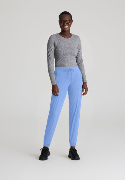 Pace 5-Pocket Ribbed Cuff Jogger - Ciel Blue