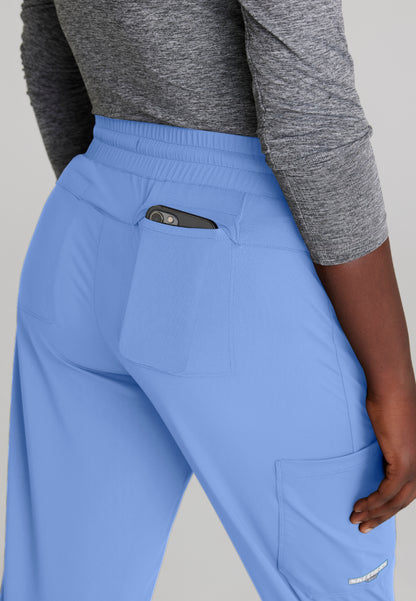 Pace 5-Pocket Ribbed Cuff Jogger - Ciel Blue