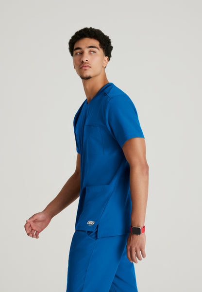 Thesis 3-Pocket Round Neck Scrub Top - New Royal