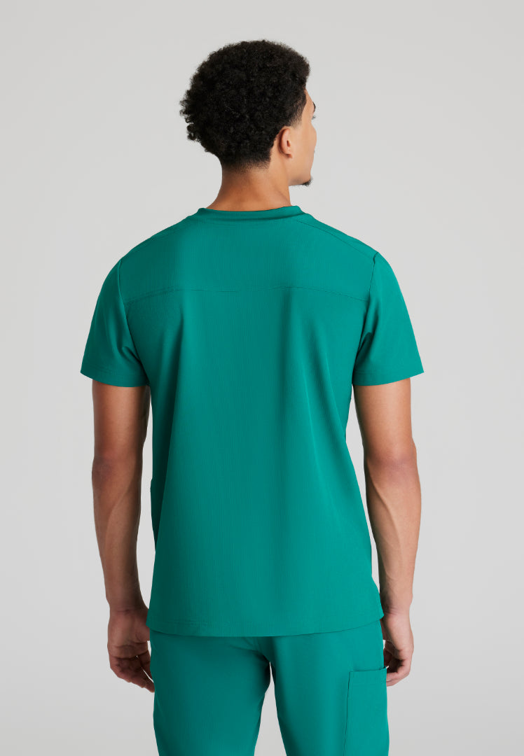 Thesis 3-Pocket Round Neck Scrub Top - Hunter