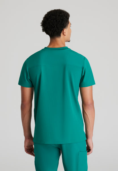 Thesis 3-Pocket Round Neck Scrub Top - Hunter