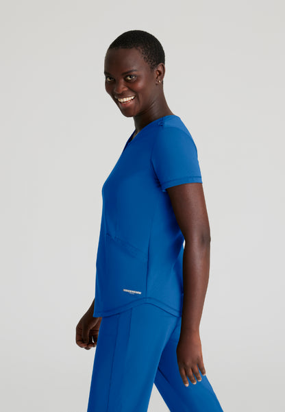 Haut à col en V 3 poches Skechers Slip-ins « Serene » - New Royal