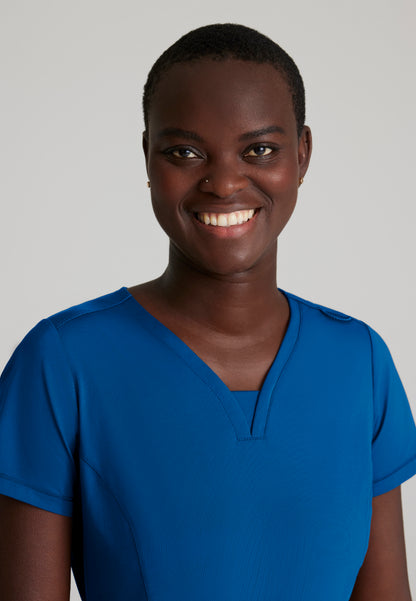 Haut à col en V 3 poches Skechers Slip-ins « Serene » - New Royal