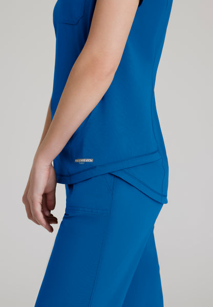 Flow 1-Pocket Tulip Hem Top - New Royal