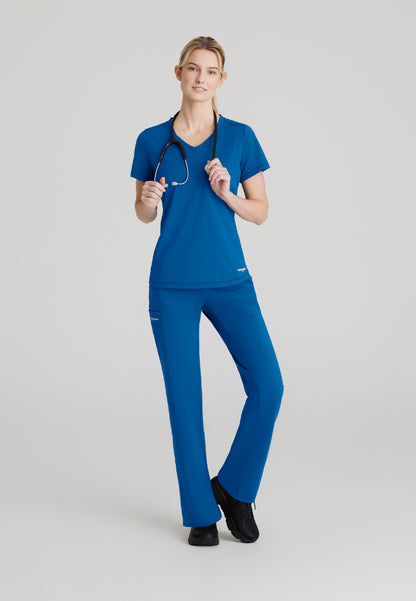 Flow 1-Pocket Tulip Hem Top - New Royal