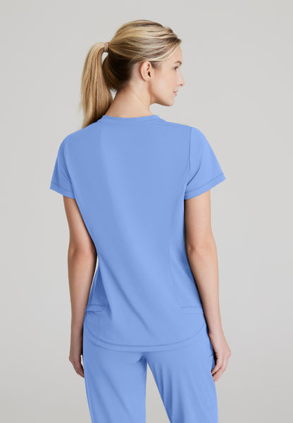 Flow 1-Pocket Tulip Hem Top - Ciel