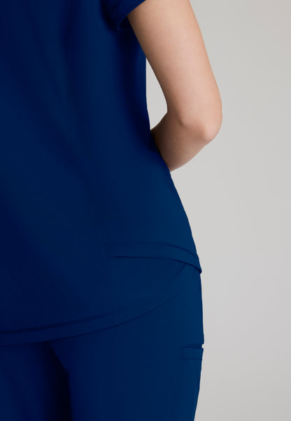 Flow 1-Pocket Tulip Hem Top - Navy
