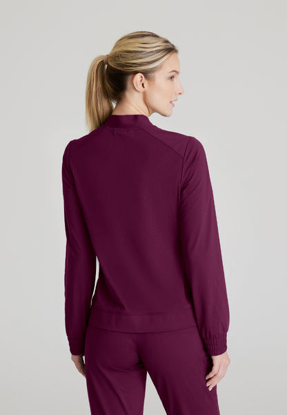 Chaqueta de calentamiento Contour - Vino