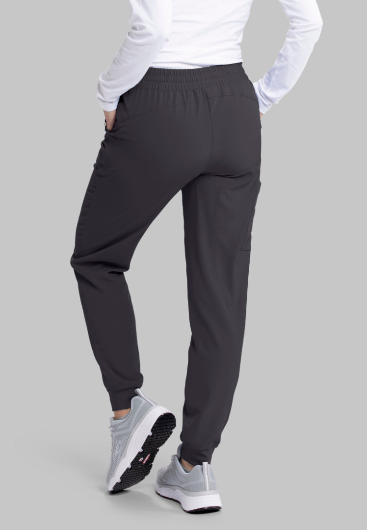 Sketchers™ "Theory" 4-Pocket Mid-Rise Jogger - Pewter