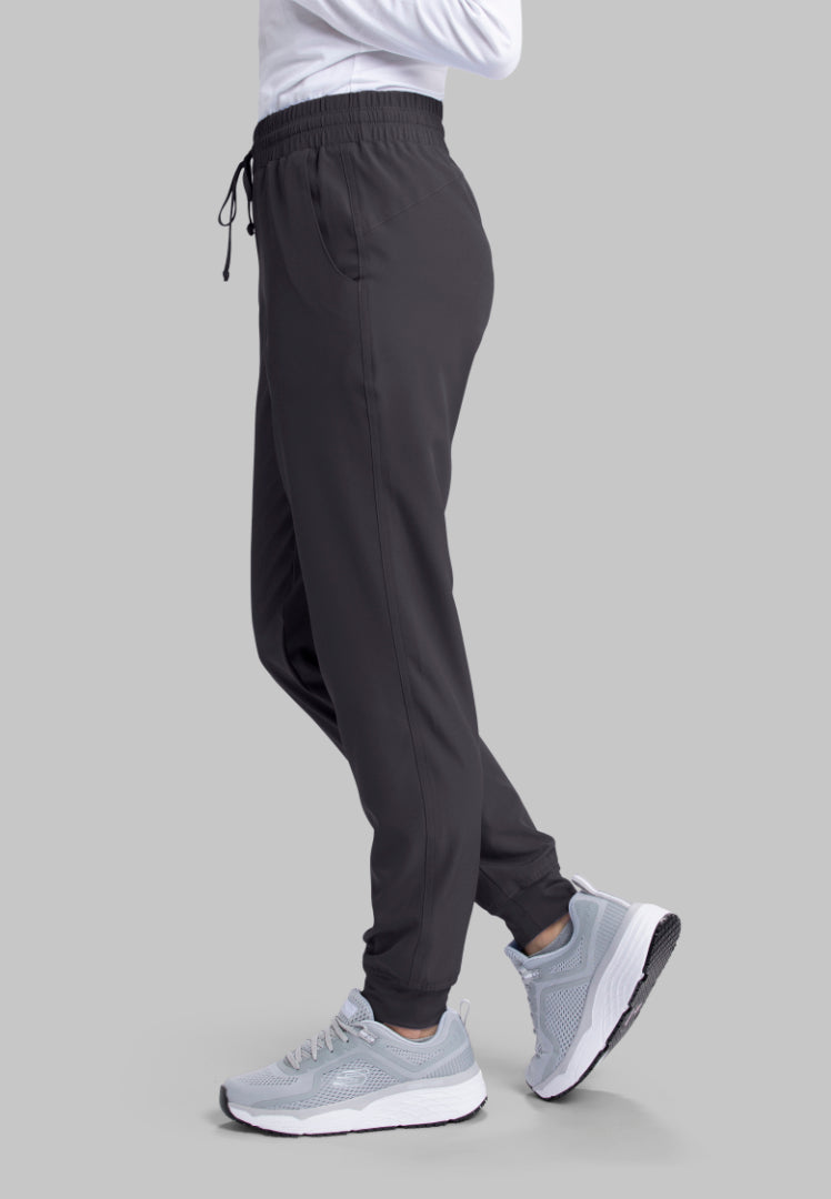 Sketchers™ "Theory" 4-Pocket Mid-Rise Jogger - Pewter