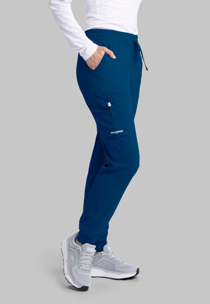 Theory 4-Pocket Mid-Rise Jogger - Navy