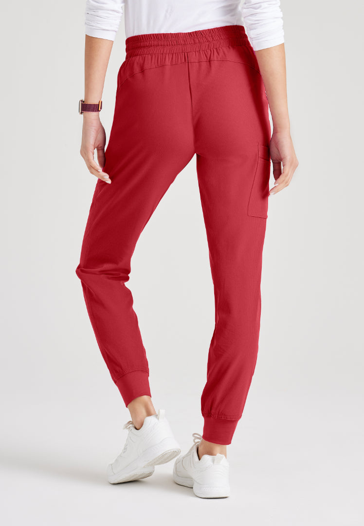 Sketchers™ "Theory" 4-Pocket Mid-Rise Jogger - True Red