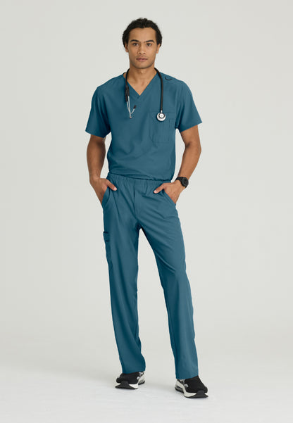 Blusa médica con cuello en V y un bolsillo - Bahama 