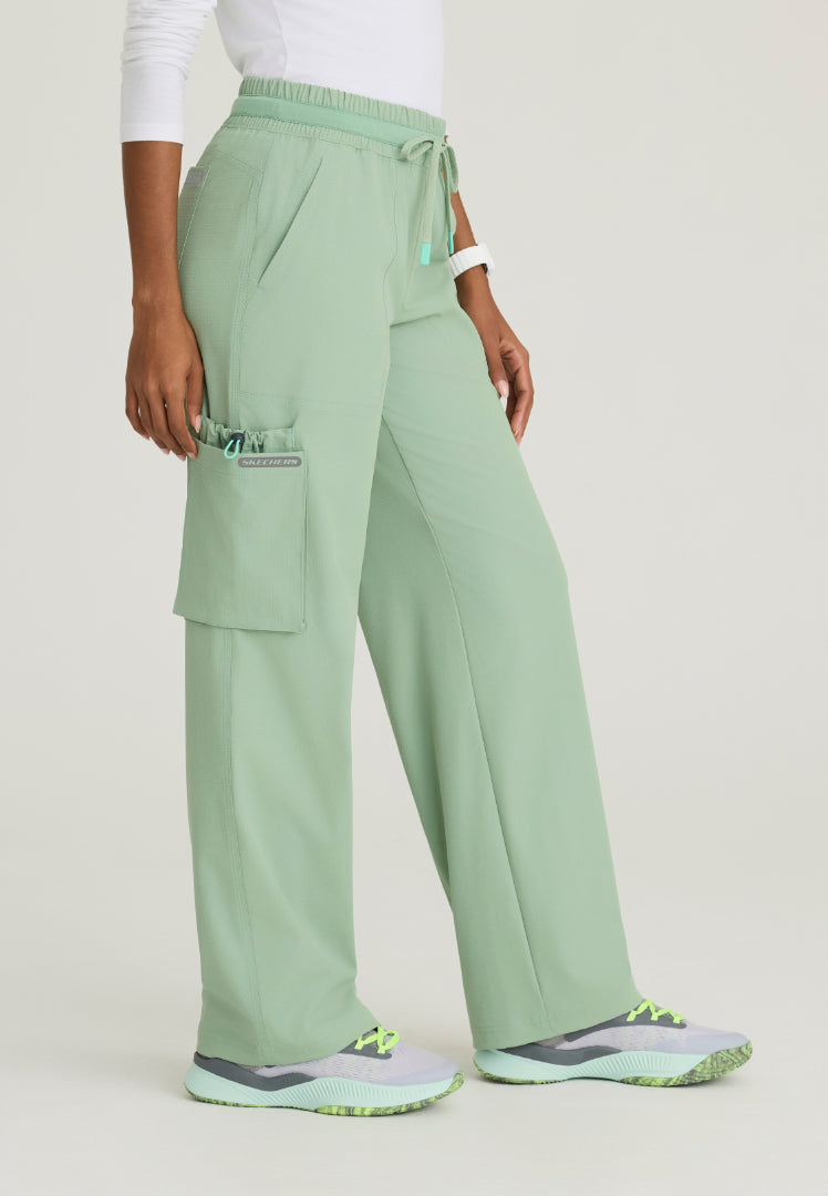 Scout 5-Pocket Wide Leg Pant - Field Green
