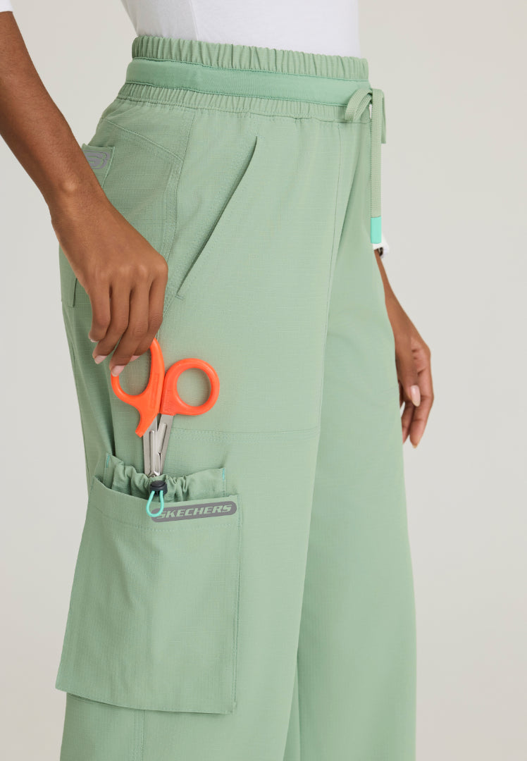 Scout 5-Pocket Wide Leg Pant - Field Green