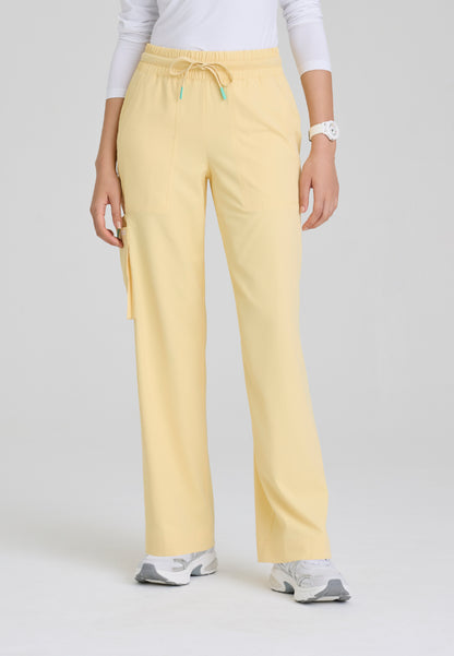 Scout 5-Pocket Wide Leg Pant - Soft Citrine