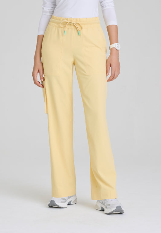 Scout 5-Pocket Wide Leg Pant - Soft Citrine