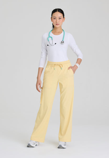 Scout 5-Pocket Wide Leg Pant - Soft Citrine