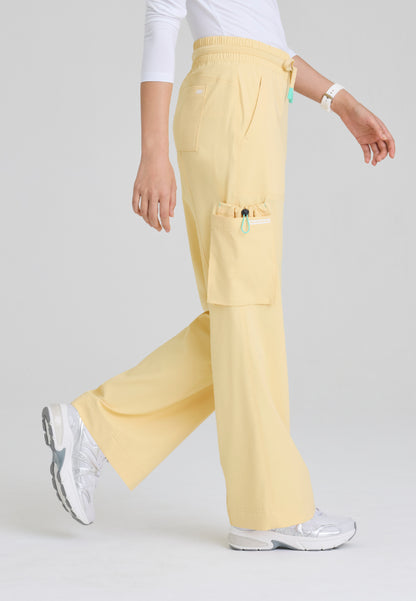 Scout 5-Pocket Wide Leg Pant - Soft Citrine