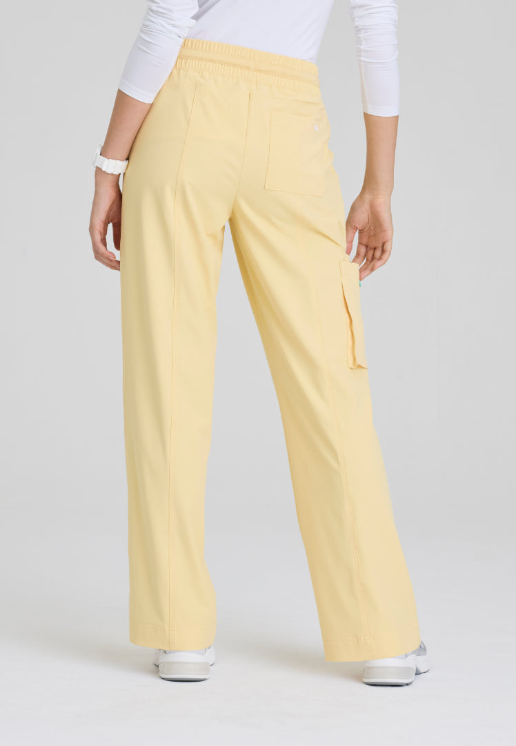 Scout 5-Pocket Wide Leg Pant - Soft Citrine