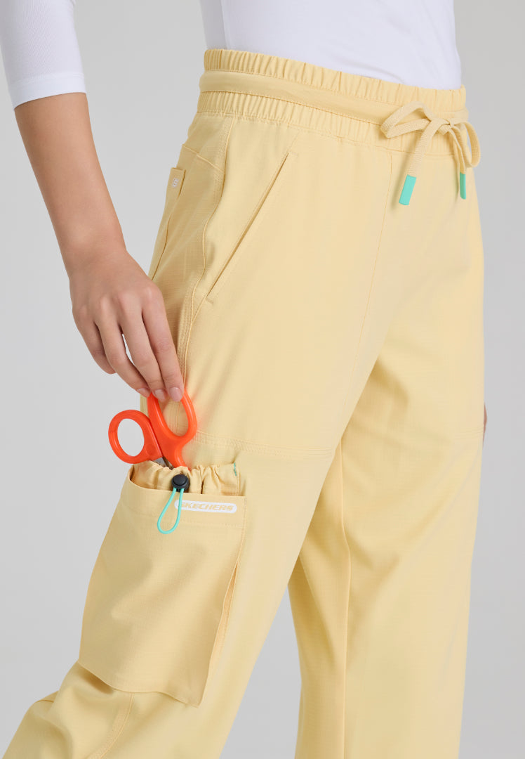 Scout 5-Pocket Wide Leg Pant - Soft Citrine