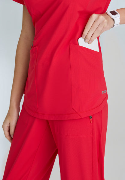 Serene 3-Pocket V-Neck Top - Hero