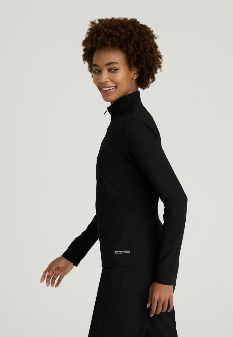 Atlas Mock Neck Long Sleeve Top