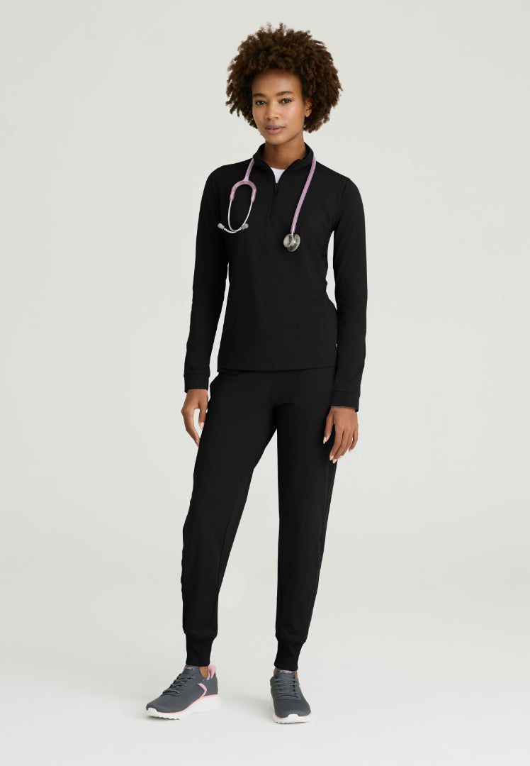 Atlas Mock Neck Long Sleeve Top