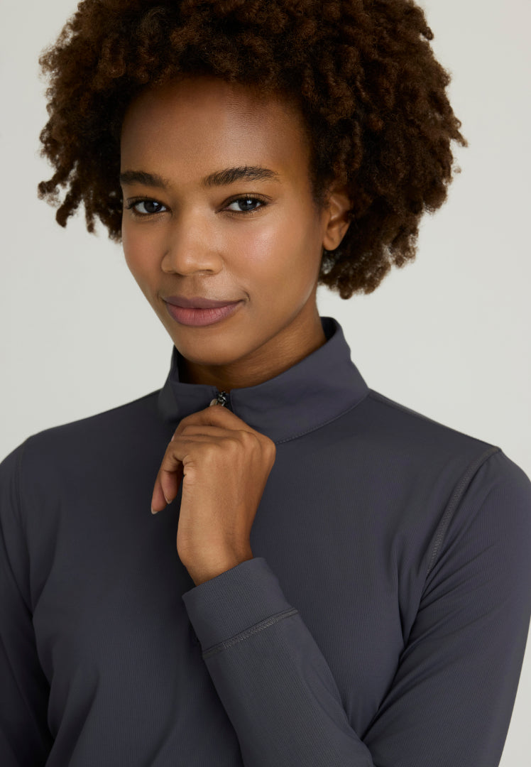 Atlas Mock Neck Long Sleeve Top