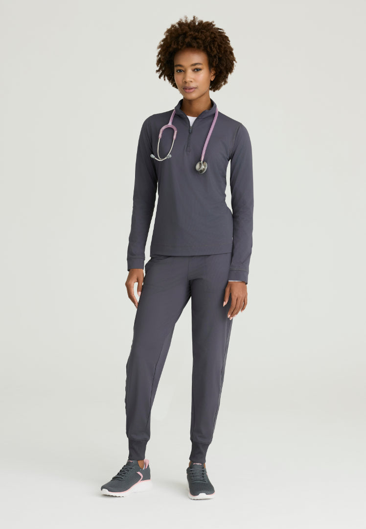 Atlas Mock Neck Long Sleeve Top