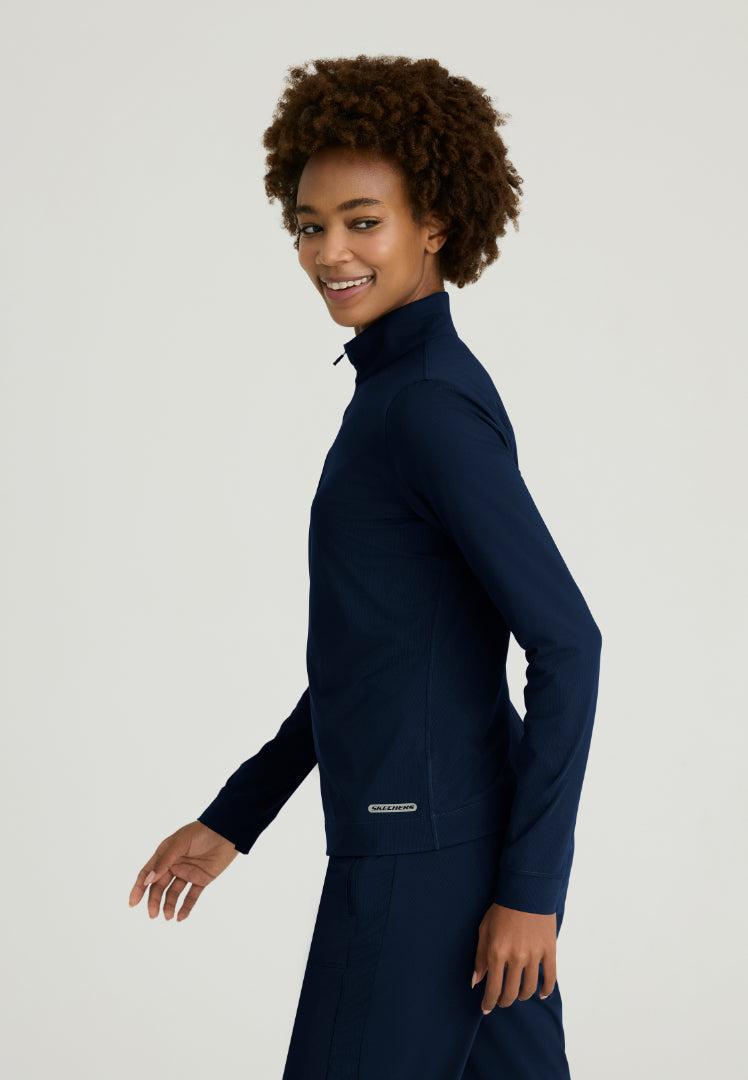 Atlas Mock Neck Long Sleeve Top