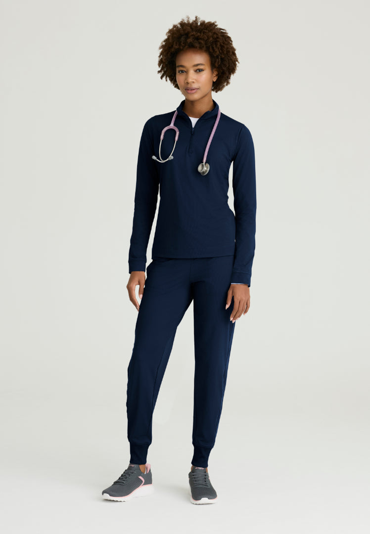 Atlas Mock Neck Long Sleeve Top