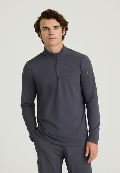 Top de manga larga con cuello alto Propel - Peltre