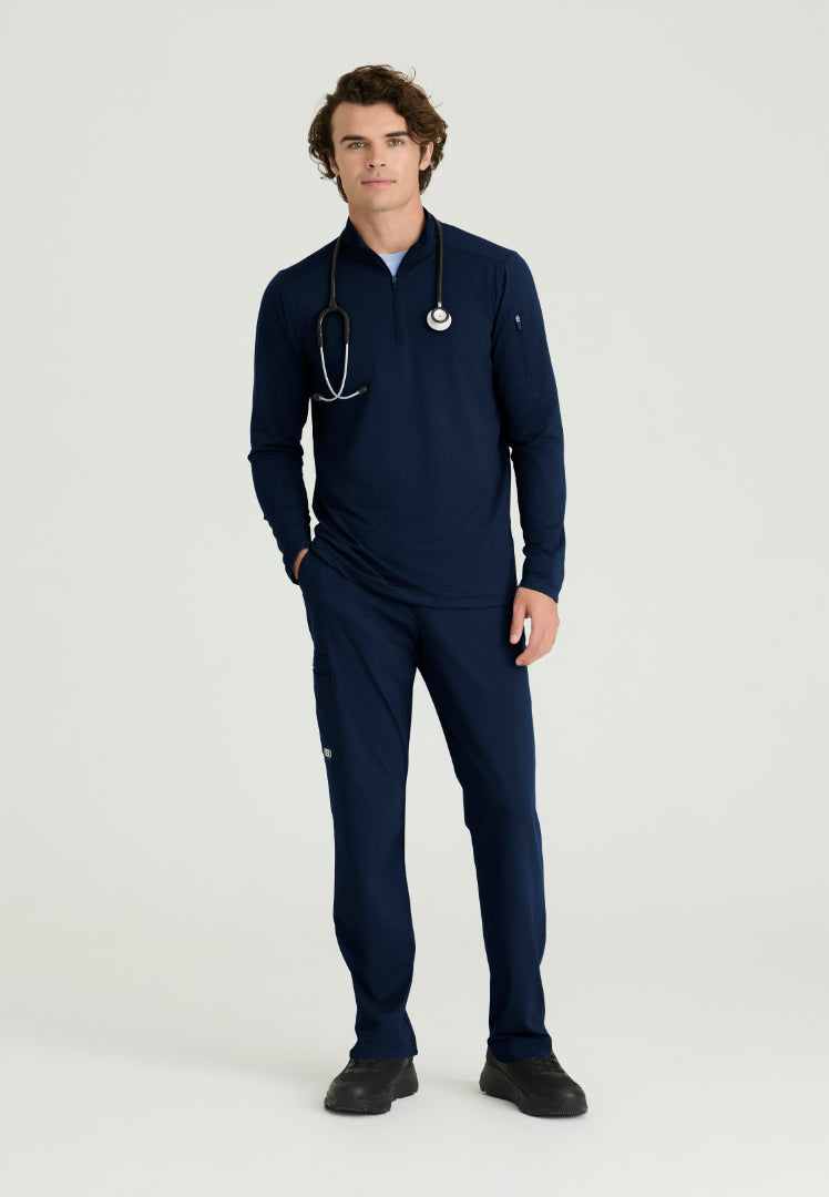 Propel Mock Neck Long Sleeve Top