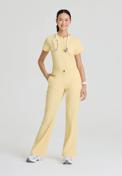 Explore 5-Pocket Flare Leg Pant - Soft Citrine